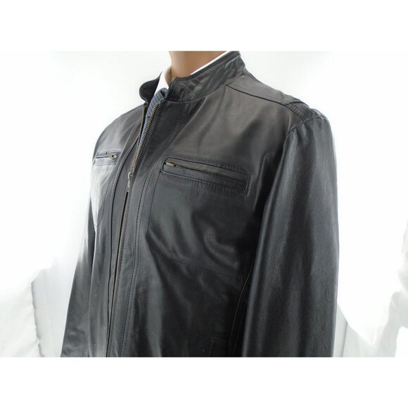 argentina leather men's Full zipper Jacket color black size XL - Picture 2 of 14